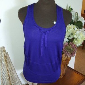 STELLA MACARTNEY BLUE SPORTS TOP SIZE M